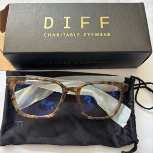 Diff Eyewear Tortoise Shell Bluelight Glasses